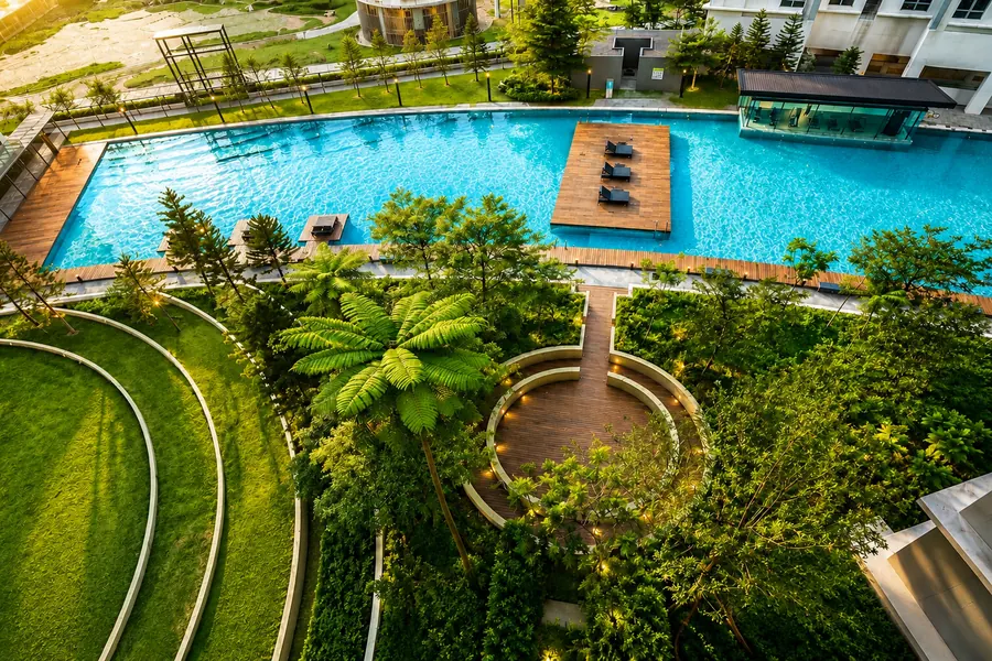 76m Swimming Pool at Cappella Embassy