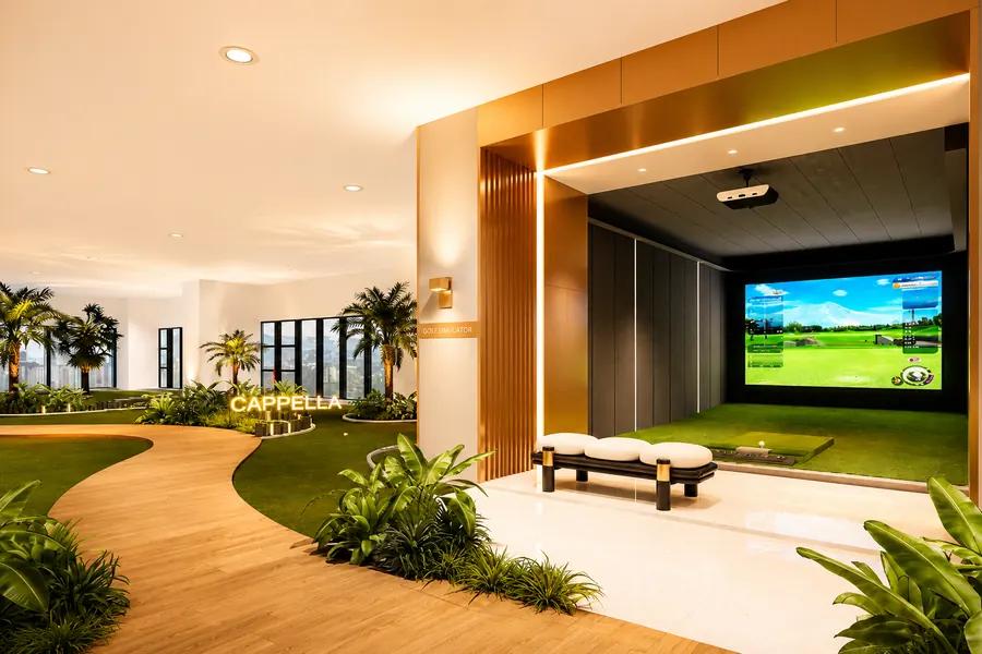 Golf Simulator at Cappella Embassy