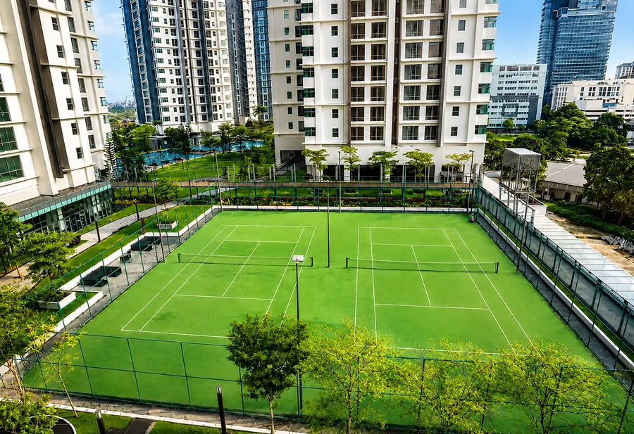 Tennis Court at Cappella Embassy